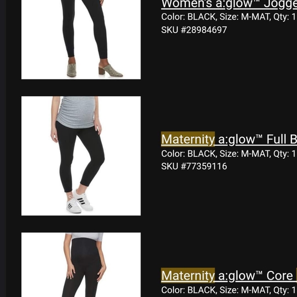 Maternity Leggings Bundle - Picture 3 of 9